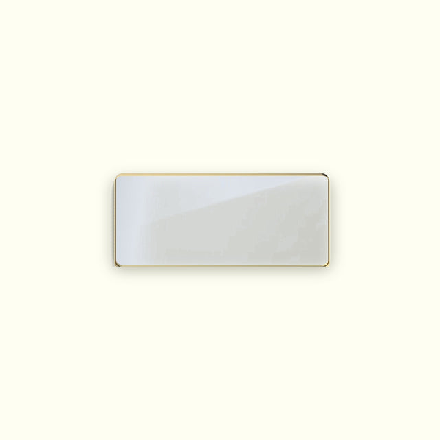 DeepFrame Soft Edge 1200 x 600 Matte Brass, horizontal